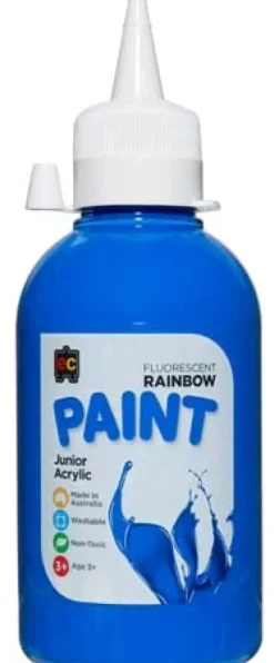 Edvantage - Fluorescent Paints 250ml - Blue
