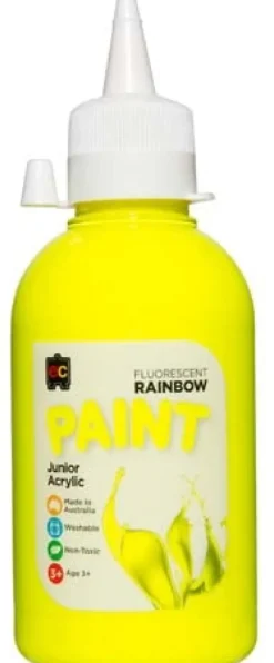 Edvantage - Fluorescent Paints 250ml - Yellow