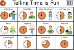 Edvantage - Placemat - Telling the Time is Fun