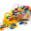 Edvantage - Plastic Solid Pattern Blocks Jar of 250