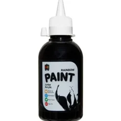 Edvantage - Rainbow Paints 250ml - Black