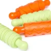 Edvantage - Rubber Pattern Rolling Pins - Set of 4