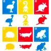 Edvantage - Stencil Sets - Australian Animals Series 2