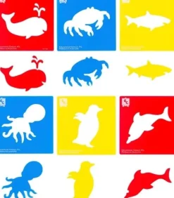 Edvantage - Stencil Sets - Sea Life
