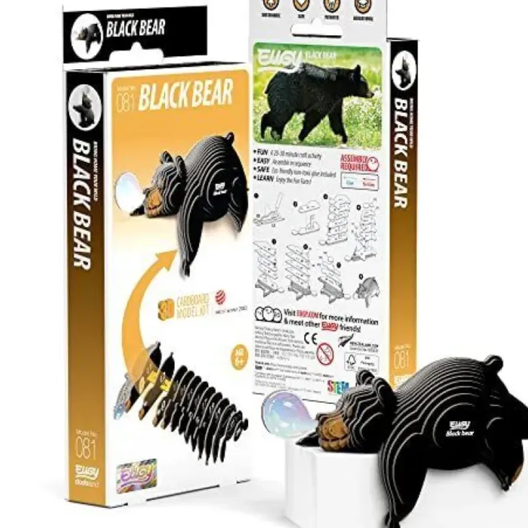EUGY - Black Bear 3D Puzzle