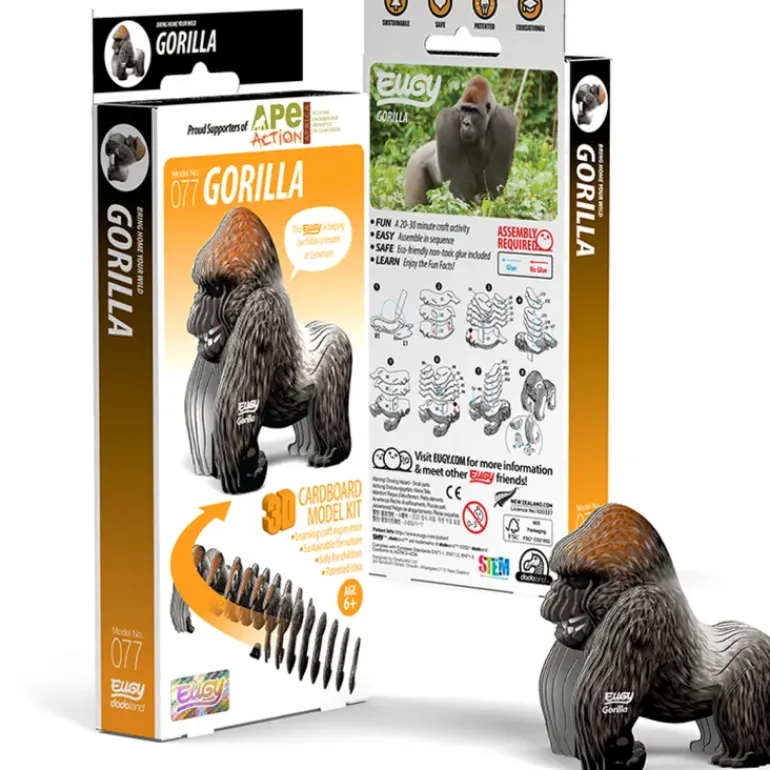 EUGY - Gorilla 3D Puzzle