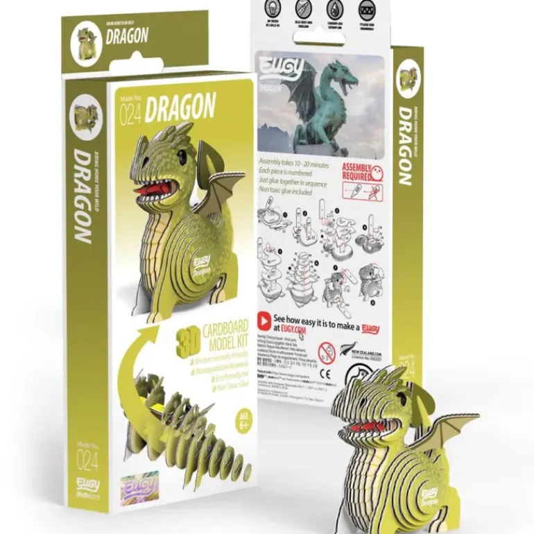 EUGY - Green Dragon 3D Puzzle