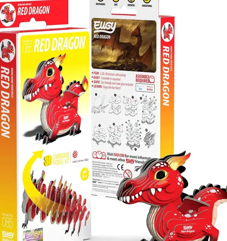 EUGY - Red Dragon 3D Puzzle