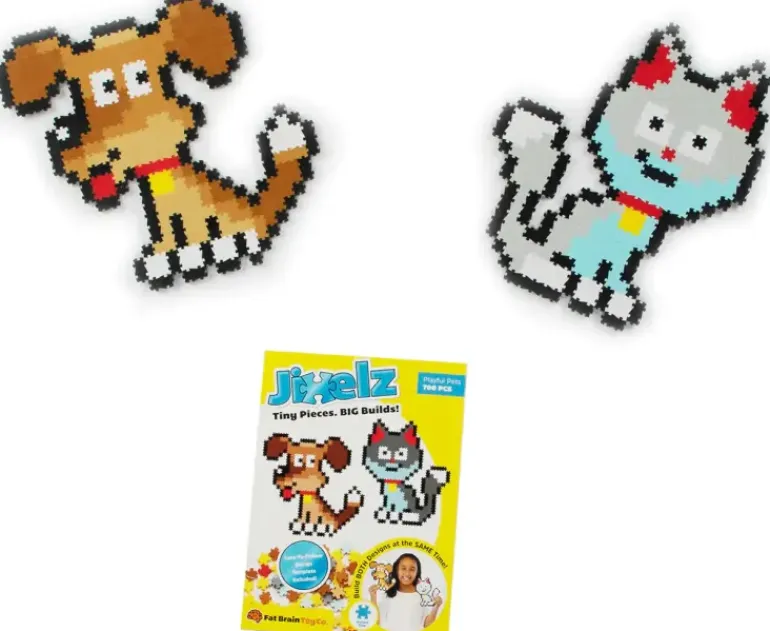 Fat Brain - Jixelz Puzzles - Playful Pets
