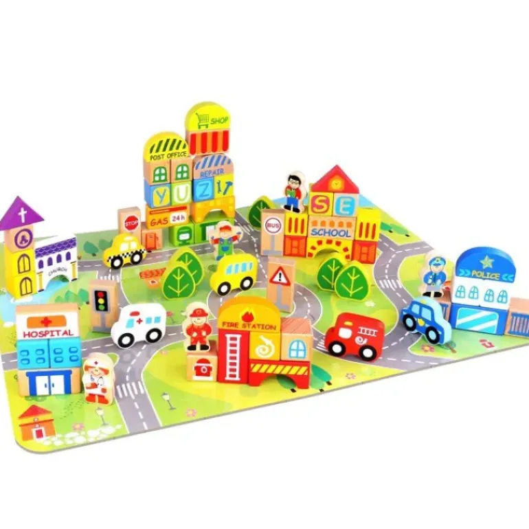 Fat Brain - My Town Block Set