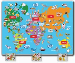 Felt Creations - Felt World Map