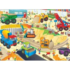Galt - Giant Floor Puzzle 30pcs - Construction Site