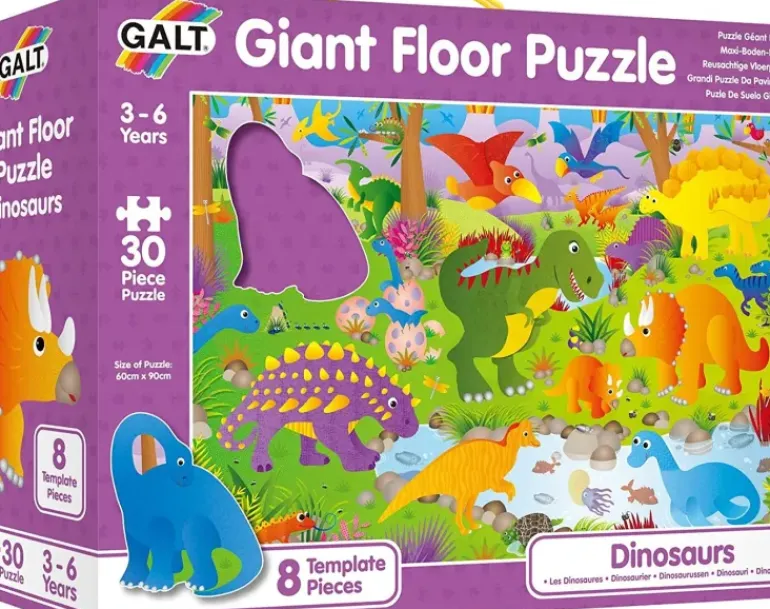 Galt - Giant Floor Puzzle 30pcs - Dinosaurs