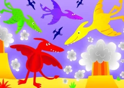 Galt - 4 Puzzles In a Box - Dinosaurs