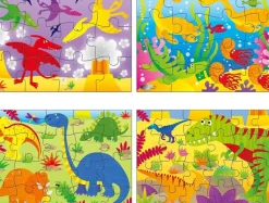 Galt - 4 Puzzles In a Box - Dinosaurs