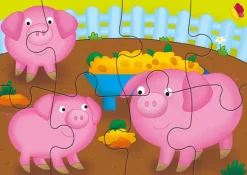 Galt - 4 Puzzles in a Box - Farm