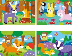 Galt - 4 Puzzles In a Box - Woodland