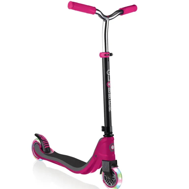 Globber - FLOW 125 with Lights Scooter - Ruby