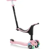 Globber - Go UP Sporty with LIGHTS Scooter - Pastel Pink