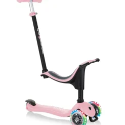 Globber - Go UP Sporty with LIGHTS Scooter - Pastel Pink