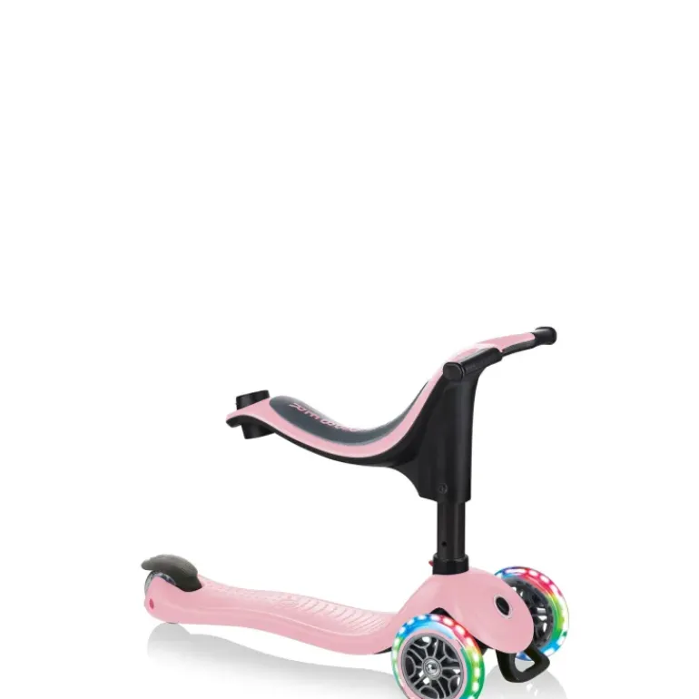 Globber - Go UP Sporty with LIGHTS Scooter - Pastel Pink