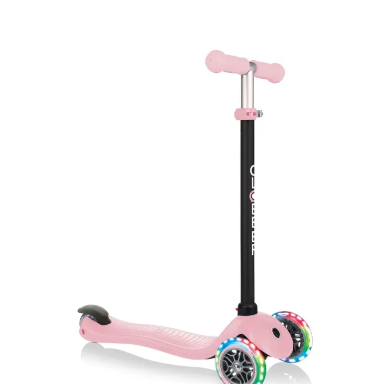 Globber - Go UP Sporty with LIGHTS Scooter - Pastel Pink