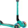 Globber - Junior Foldable with LIGHTS Scooter - Emerald Green