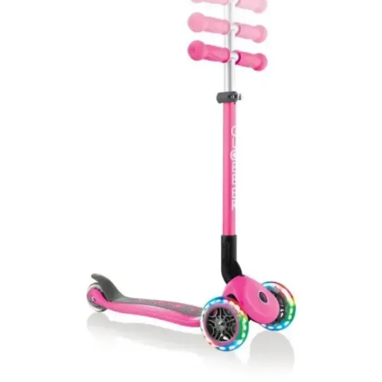 Globber - Primo Foldable with LIGHTS Scooter - Pink