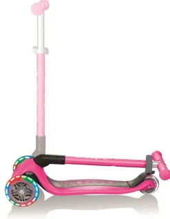 Globber - Primo Foldable with LIGHTS Scooter - Pink