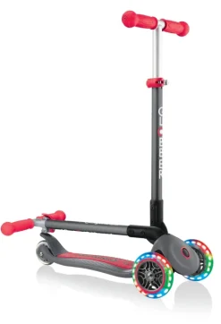 Globber - Primo Foldable with LIGHTS Scooter - Red