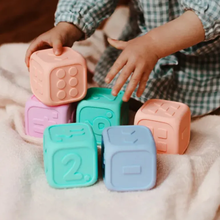 Jellystone - My First Dice - Bubblegum & Peach