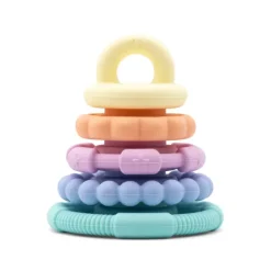 Jellystone - Rainbow Stacker Teether & Toy - Pastel