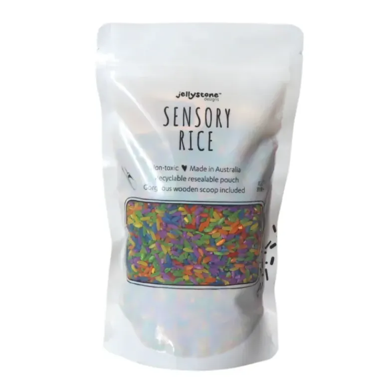Jellystone - Sensory Rice - Bright
