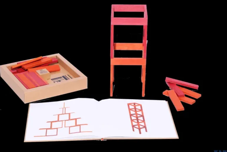 KAPLA - Red & Orange - 40 Planks