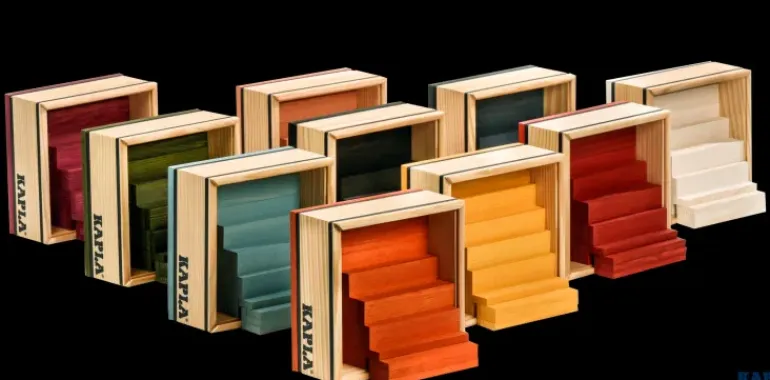 KAPLA - Square Boxes - 40 Planks