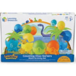 Learning Resources - Counting Dino Sorters Math Activity Set