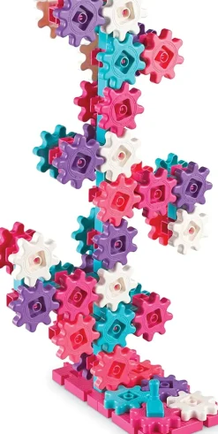 Learning Resources - Gears Gears Gears - Deluxe Building Set 100 Piece - Pink