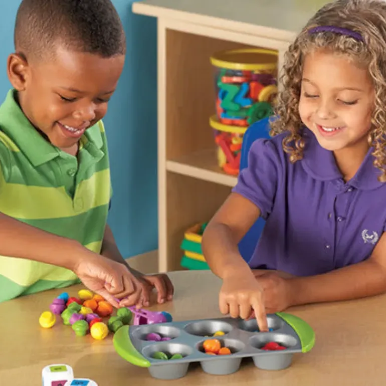 Learning Resources - Mini Muffin Match Up Math Activity Set