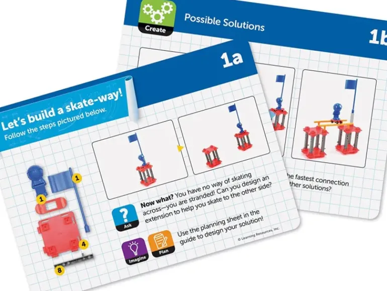 Learning Resources - Skate Park Engineering & Design Building Set