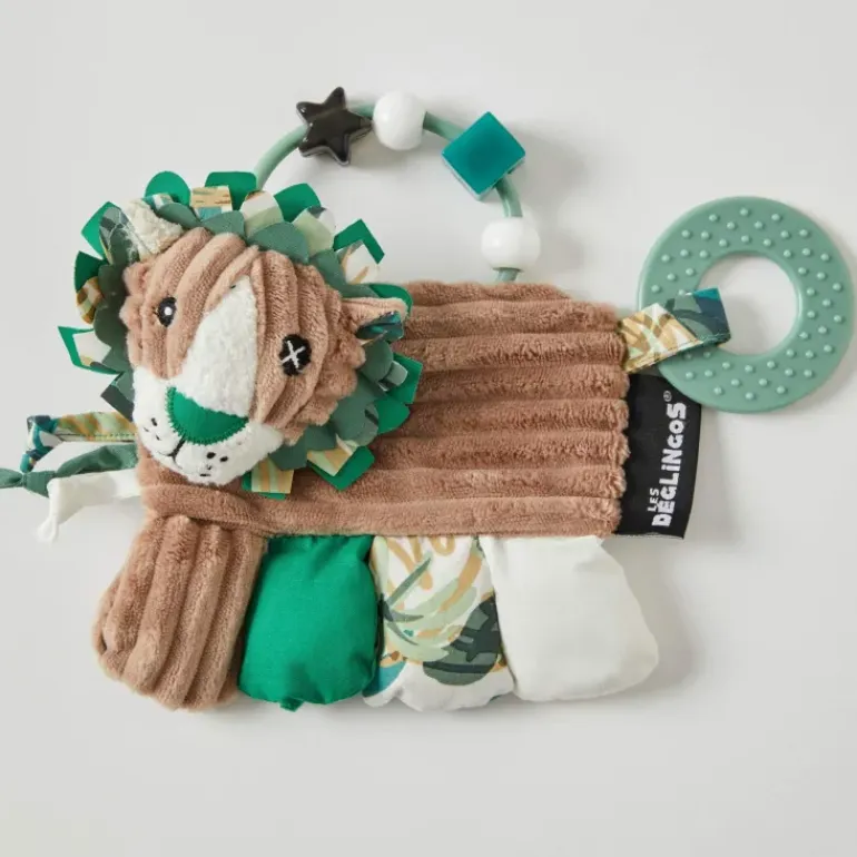 Les Deglingos - Jelekros The Lion Activity Rattle