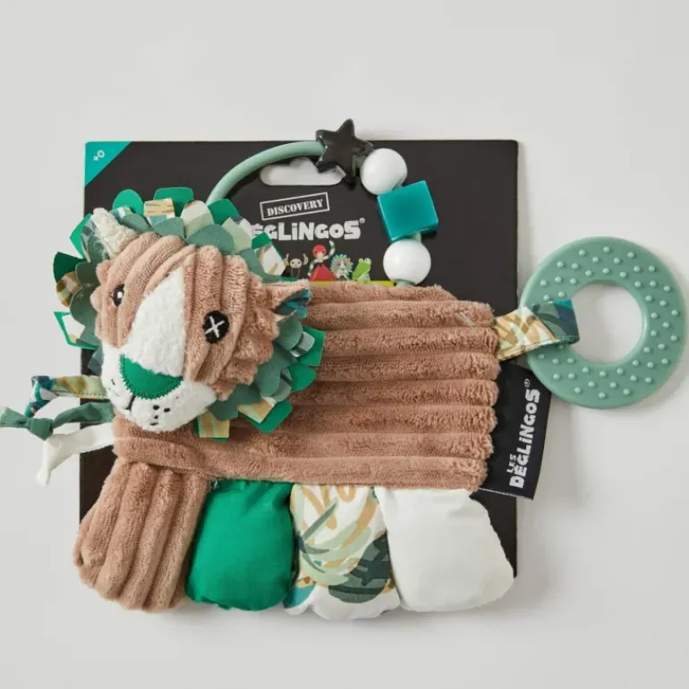 Les Deglingos - Jelekros The Lion Activity Rattle