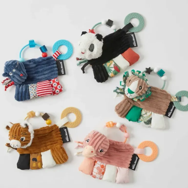 Les Deglingos - Jelekros The Lion Activity Rattle
