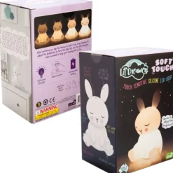 Lil Dreamers - LED Silicone Touch Sensitive Night Light - Bunny