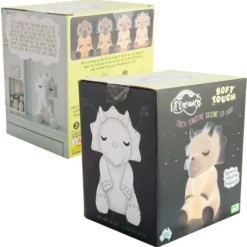 Lil Dreamers - LED Silicone Touch Sensitive Night Light - Triceratops