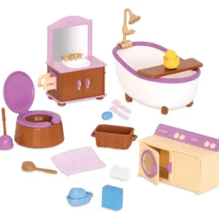 Lil Woodzeez - Playset Bathroom and Laundry