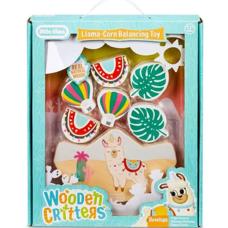 Little Tikes - Wooden Critters Balancing Toy - Llama