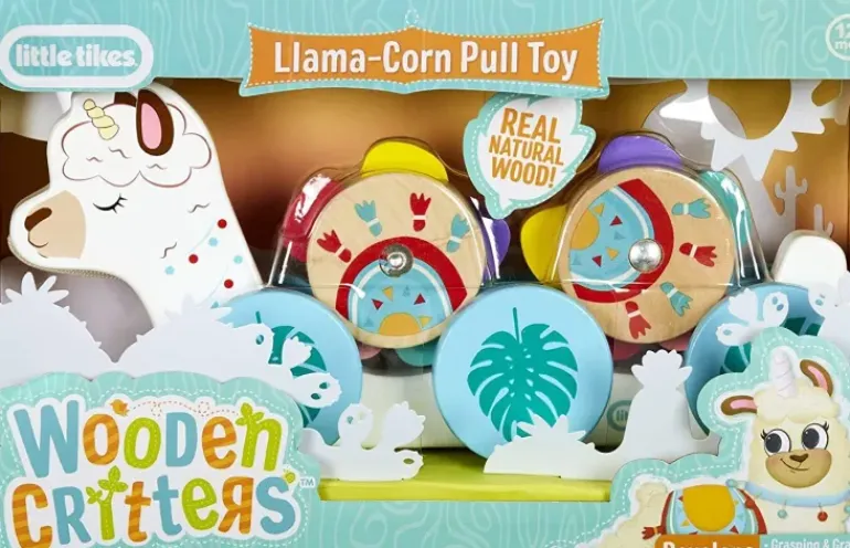 Little Tikes - Wooden Critters Pull Along - Llama