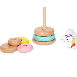 Little Tikes - Wooden Critters Shape Stacker - Unicorn