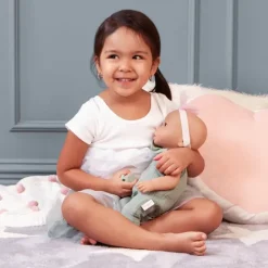 LullaBaby – Baby Doll - Green Jumper