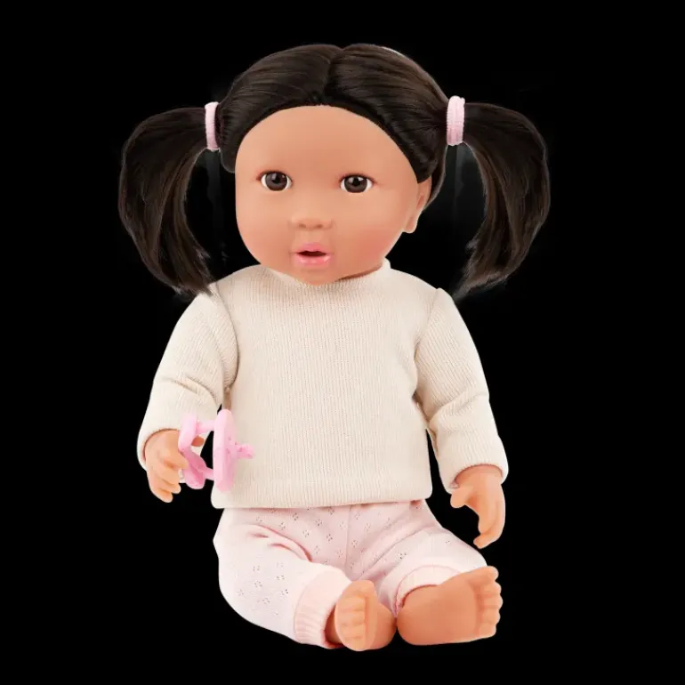 LullaBaby – Baby Doll with Dark Brown Hair